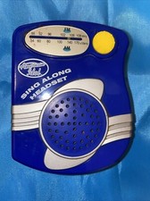 2003 Vtg American Idol Sing Along Headset am/fm radio with Speaker KS030729432