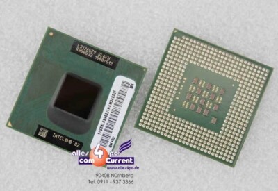 INTEL PENTIUM 4M 1,8 GHz 512 KB CACHE PROZESSOR SL6FH RH80532 SOCKEL 478 #K310