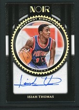 2023-24 ISIAH THOMAS 14/99 AUTO PANINI NOIR SNAPSHOT SIGNATURES AUTOGRAPHS