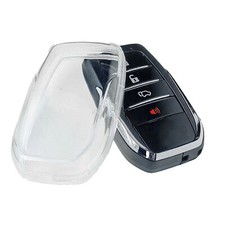 Transparent Clear Smart Car Key Fob Cover Case For 21-23 Toyota Corolla Cross