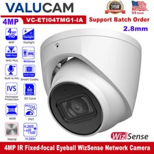 Valucam VC-ETI04TMG1-IA  IR 4MP MIC AI WizSense Starlight POE Turret IP Camera