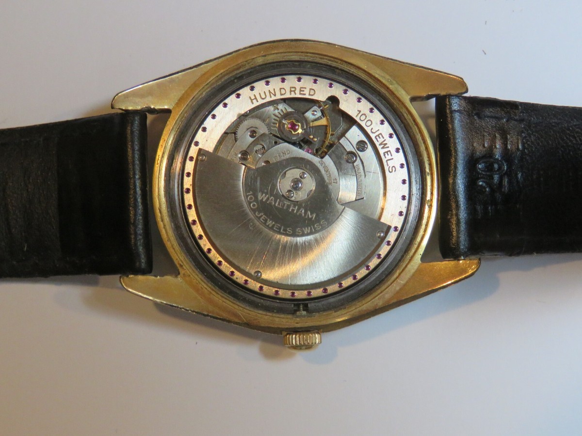 Montre Homme Vintage WALTHAM Automatique 100J - Fonctionne Parfaitement - Occasion