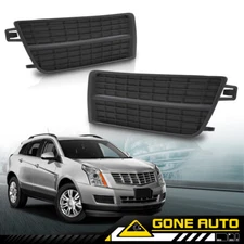 Fit For 2010-16 Cadillac SRX Truck Fog Light Lamp Black Hole Cover Pair LH RH 