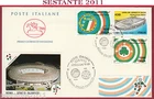 ITALY FDC WORLD HORSE ITALY '90 ROME OLYMPIC STADIUM 1990 T44