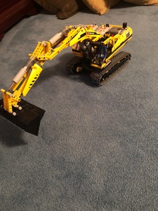 lego motorized excavator