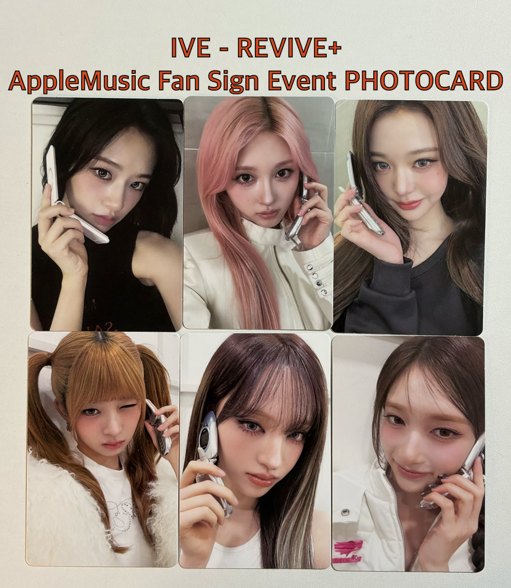 IVE] THE 2nd ALBUM - REVIVE+ AppleMusic Fan Sign Event Photocard