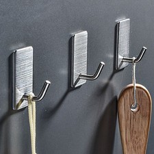 Key Self Adhesive Wall Mounted Clothes Key Holder Hanger Storage Rack Wall Hook