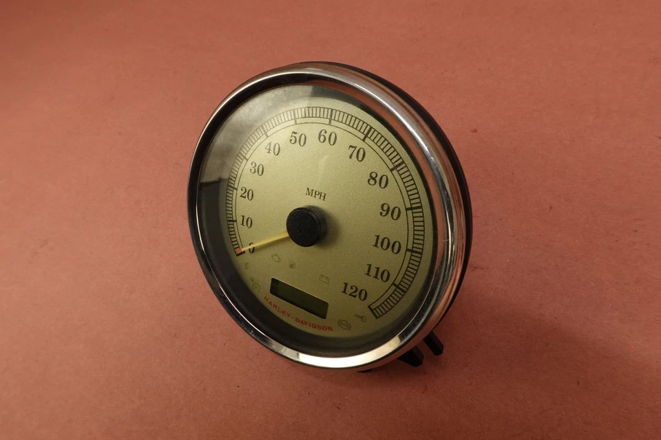 2008 - 2013 Harley Davidson Dyna Fat Bob FXDF 速度表 Speedo 规格 67096-04C — 第 2/4 张图片