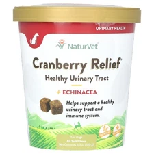 Cranberry Relief, Healthy Urinary Tract + Echinacea, For Dogs, 60 Soft Chews,