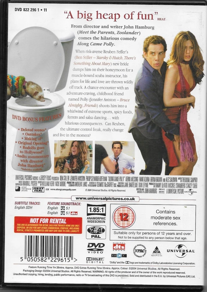 Along Came Polly DVD POSTED 48 HOURS TRACKED - Image 2 of 2