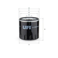 UFI ÖLfilter 23.584.00 FüR CitroËN Ford Land Rover Peugeot