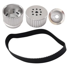 Engine Drive Cogged Belt Pulley Kit For Ford 302 351c Complete System Engine Drive Cogged Belt Pulley Kit For Ford 302 351c Complete System