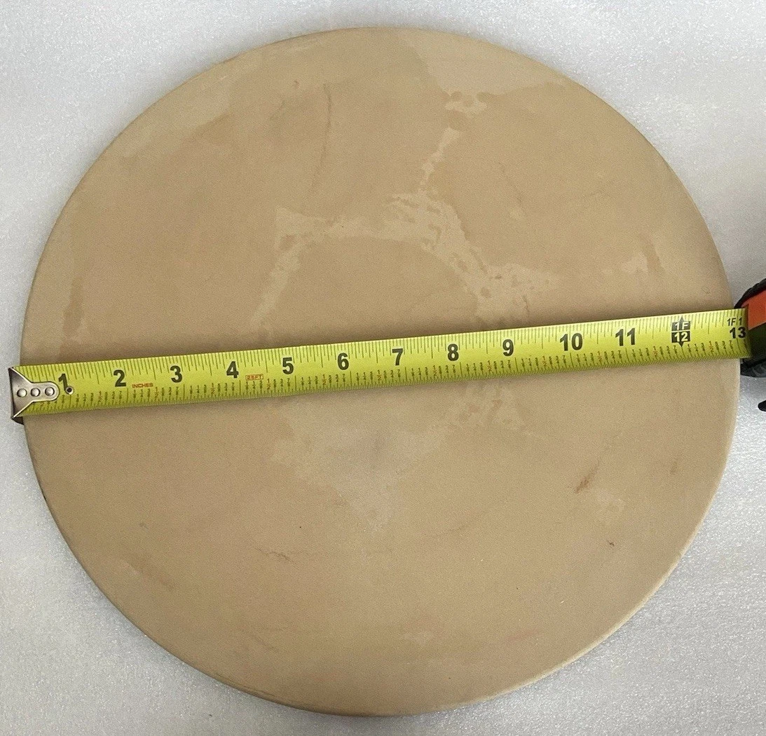 Pampered Chef Stoneware 13" Pizza Round Baking Stone Heritage Collection