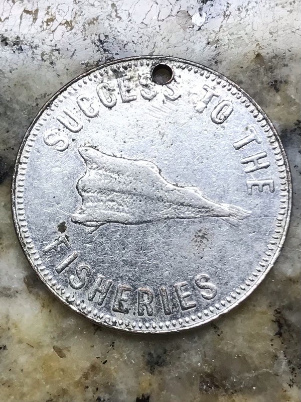 1840 Canada Success to the Fisheries Speed the Plough Token.  Special
