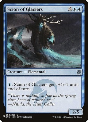 [MTG] Scion of Glaciers (KTK-53) (PLST) LP-HP