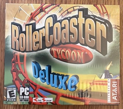 Roller Coaster Tycoon Deluxe Sealed PC CD-Rom Atari