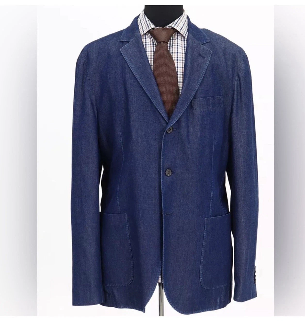 Thomas Dean Men's Cobalt Blue/ Denim Sports Coat/Blazer Size XL Brand new
Opens in a new window or t