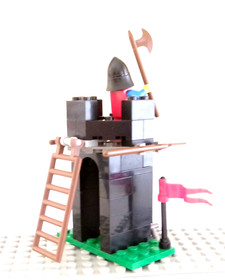 LEGO Castle: Black Knights Guardshack (1888) Vintage 98% Complete