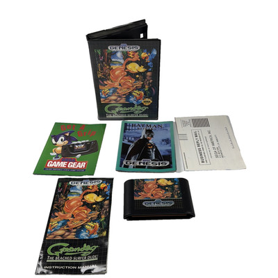 Greendog The Beach Surfer Dude! Sega Genesis complete All Inserts Reg. Card