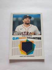 2026 Topps Heritage JOSE ALTUVE Clubhouse Collection Game-Used Relic Astros
