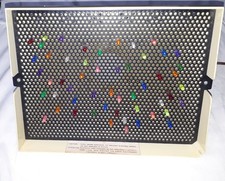Vintage 1968 Hasbro Hassenfeld Bros Canada Lite Brite With Pegs