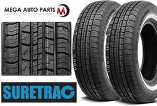2 New Suretrac Power Touring 23575r15 105s 1.5 White Wall All Season Tires