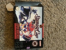 Nintendo NHL Stanley Cup Super Nintendo SNES NTSC-U/C Manual w/ Original Box