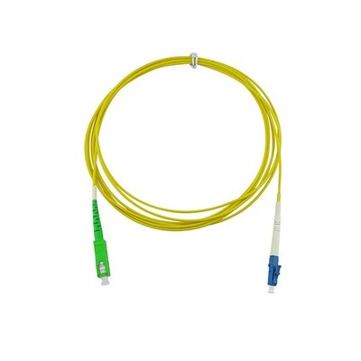 BlueOptics Simplex Fiber Patch Cable LC/UPC-SC/APC Single Mode 1 Meter