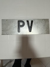 ITALY PAVIA targa auto vintage per Decorazioni, Collezionismo 100% Originale