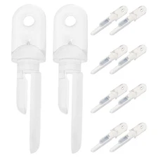 10 Pcs Vertical Blinds Replacement Parts Window Repair Plastic Rod Tip