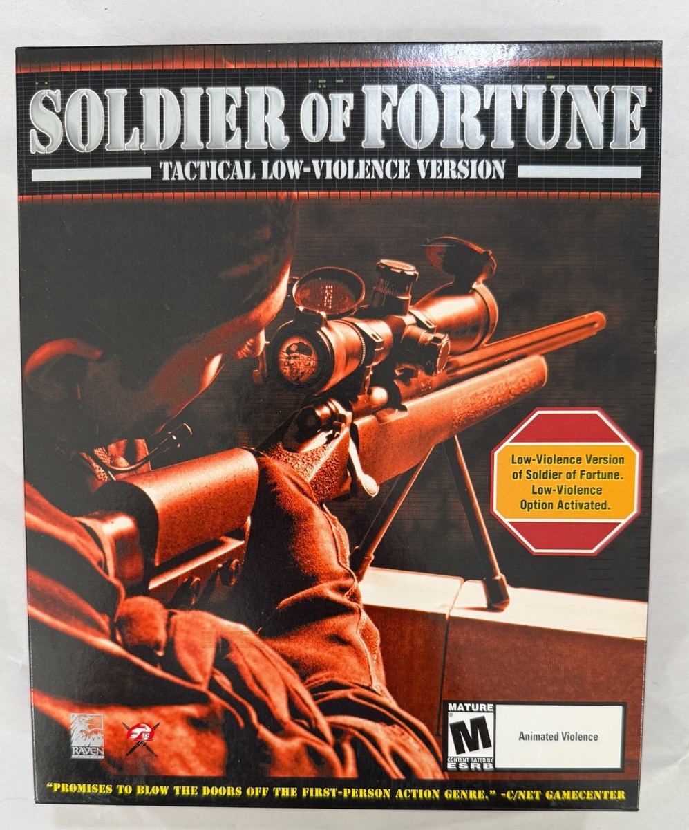 NEW - Soldier of Fortune Tactical Low Violence Version - PC Big