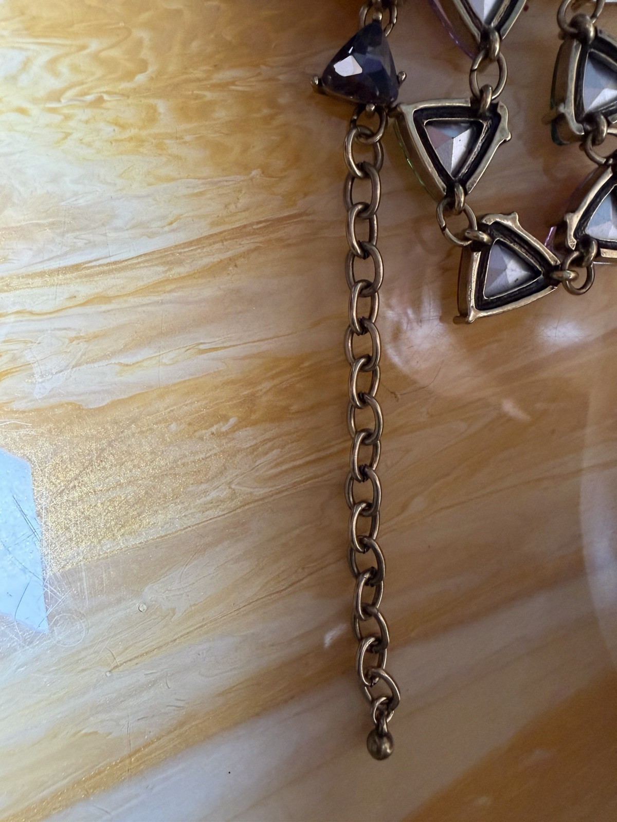 Multi Colored Statement Necklace By LOGO Lori Gol… - image 8