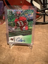 2018 Spectra Neon Green Prizm Rookie Autographs Carlton Davis Auto SP /99