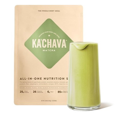 Ka Chava Whole Body Meal Shake Matcha 2 lb   Vegan Protein Powder  (15 Servings)