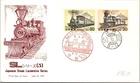 Japan FDC 1975 SC #1196-7 Japanese Steam Locomotive Series - JPS Cachet - J24042