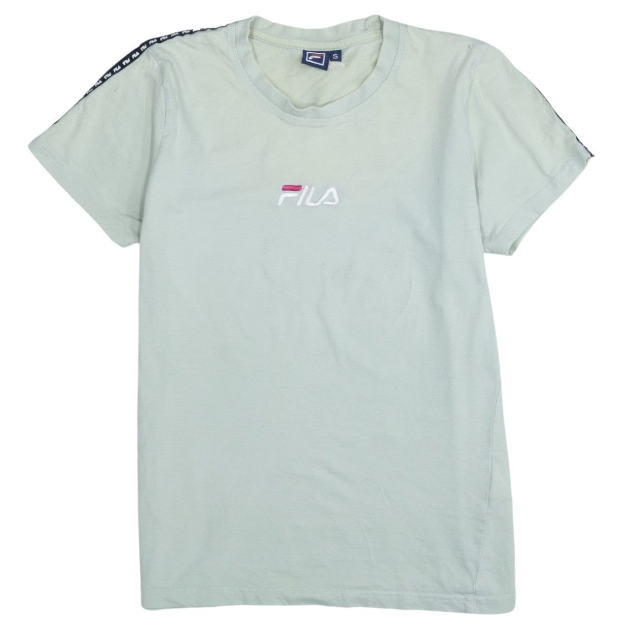 T SHIRT VINTAGE FILA VERDE UOMO S