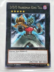 D/D/D Marksman King Tell MP16-EN079 Rare 1st Edition