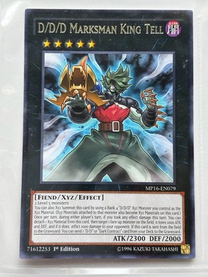 Yu-Gi-Oh D/D/D Marksman King Tell MP16-EN079 Rare 1st Ed NM