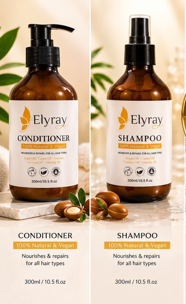 shampoo and conditioner Elyray