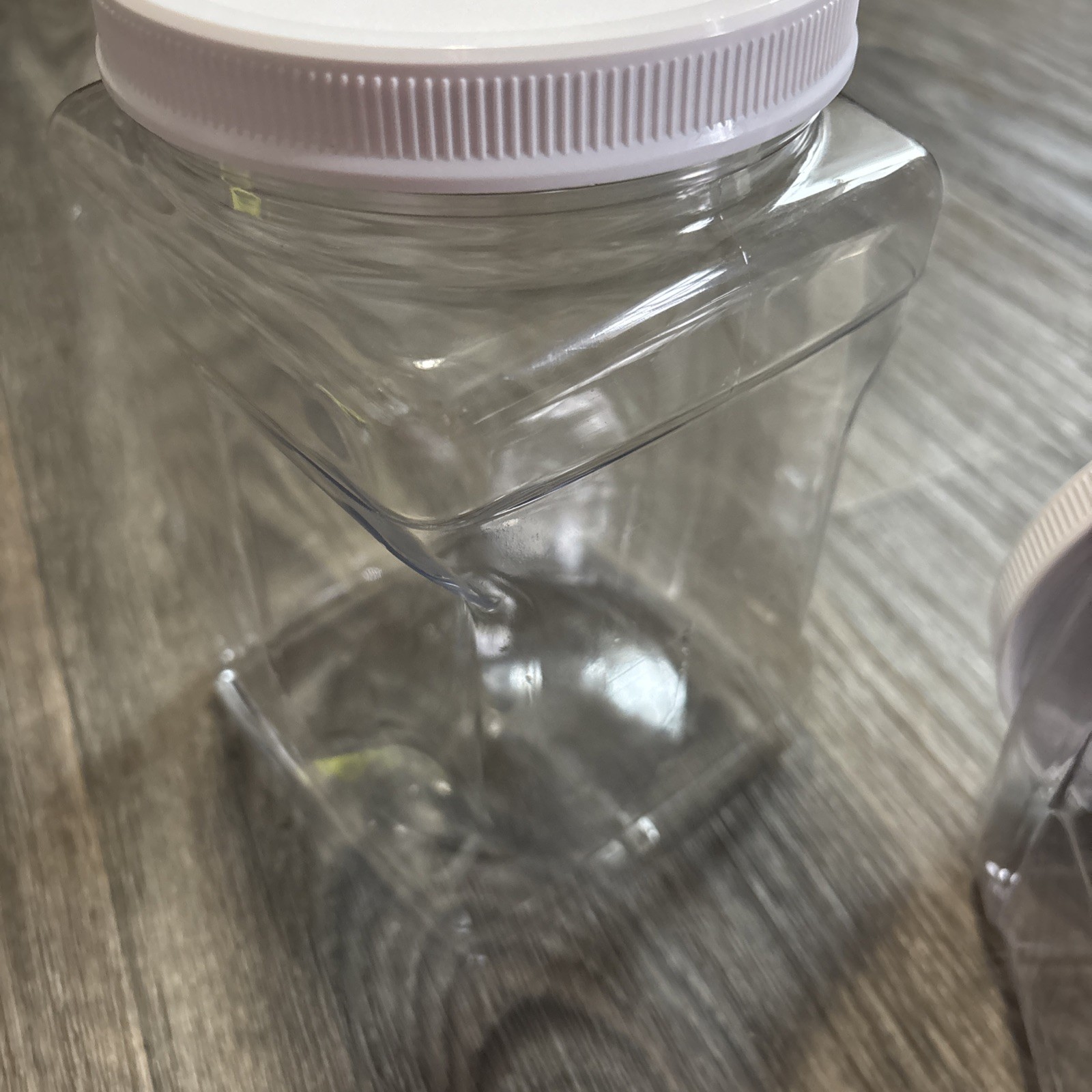 Plastic Container with Lids 2 Quart  Candy/Dry Ingredients Food Storage Set of 4