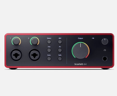 Focusrite Scarlett 4i4 4th Gen USB Audio Interface 
