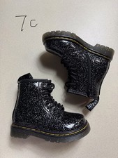 Toddler Black Boots - Size 7c - Gently Worn