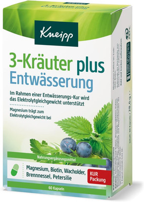 Kneipp 3-Kräuter plus Entwässerung - Auf Natürliche Weise Eine Entwässerung Unte