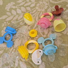 Orthodontic Silicone Nipple Baby Pacifier Lot, Multicolor Pacifiers