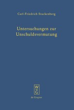 Carl-Friedrich Stuckenberg | Untersuchungen z...
