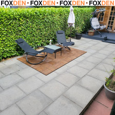 30 x 30 cm 27pc Floor Tiles Interlocking Solid Wood DIY Deck Tiles Outdoor Brown