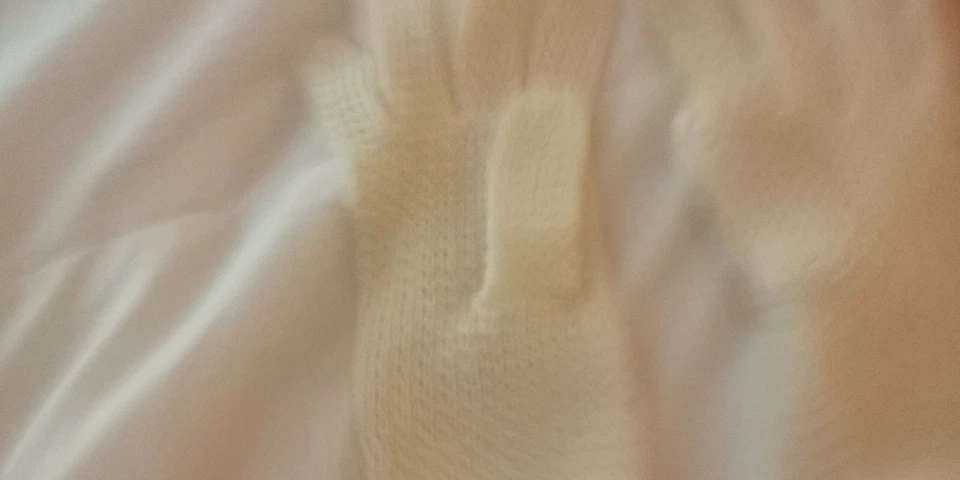 Guantes Vintage Marfil Tejido Excelente Estado Talla Pequeña (ver fotos) Foto 2 de 3