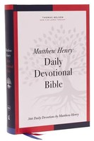 Nkjv, Matthew Henry Daily Devotional Bible, Hardcover, Red Letter, Thumb...