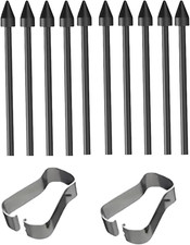 Black 10 Pack 2 Tools Hard Tip S Pen Replacement Nibs for Samsung Galaxy Tab