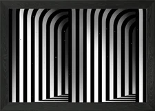 Two ways Framed Wall Art Poster Canvas Print Picture